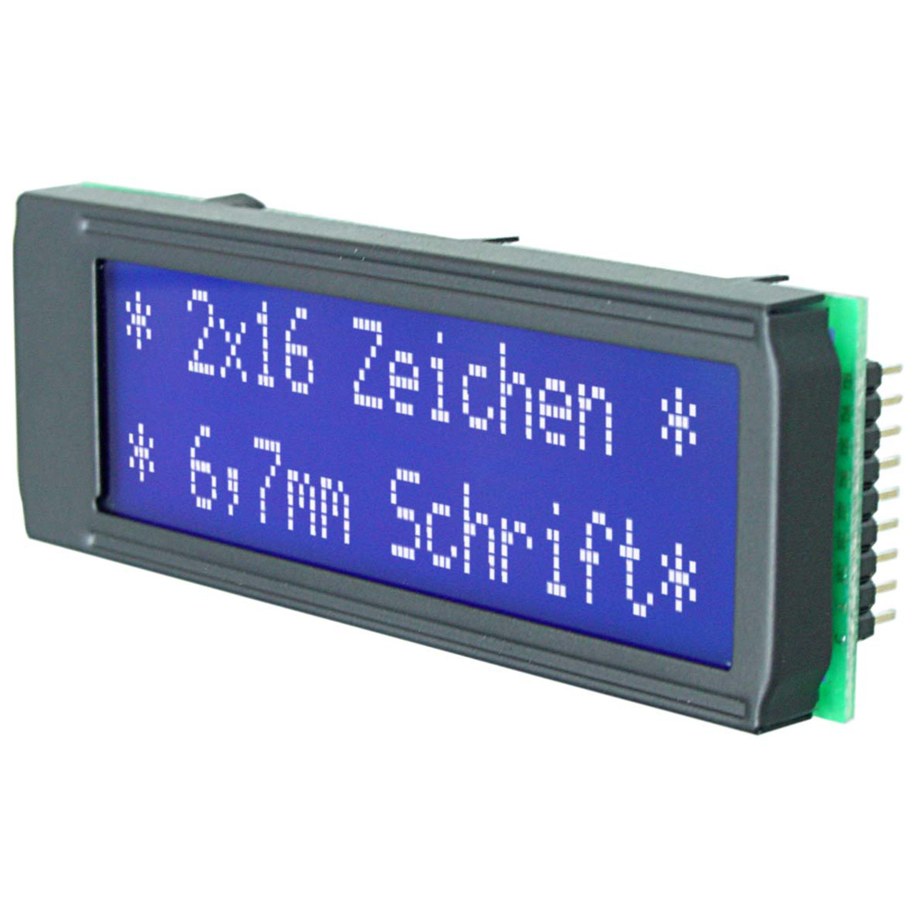 Electronic Assembly LCD-Punktmatrixdisplay EA DIP162-DN3LW 6-68 mm 2x16