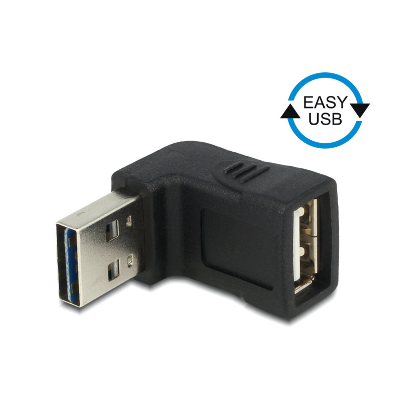 Delock USB-Adapter EASY-USB 2-0- A-Stecker auf A-Buchse- gewinkelt oben- unten unter PC-Hardware