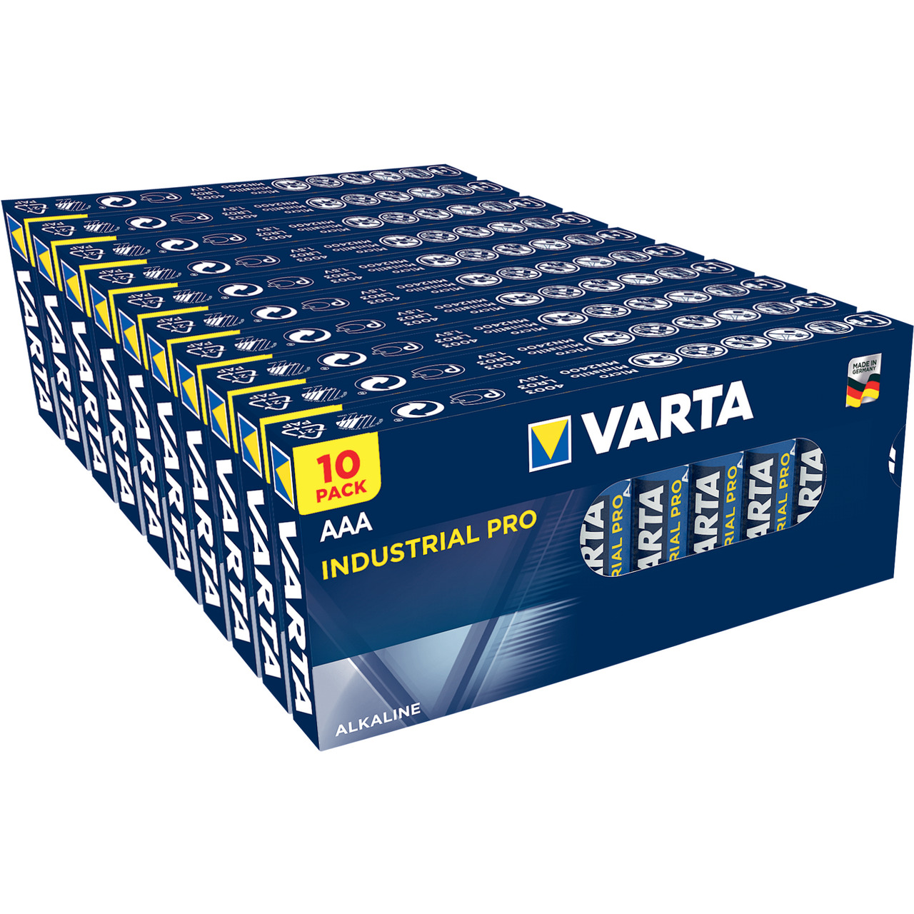 VARTA 100er-Set Industrial PRO Micro-AAA