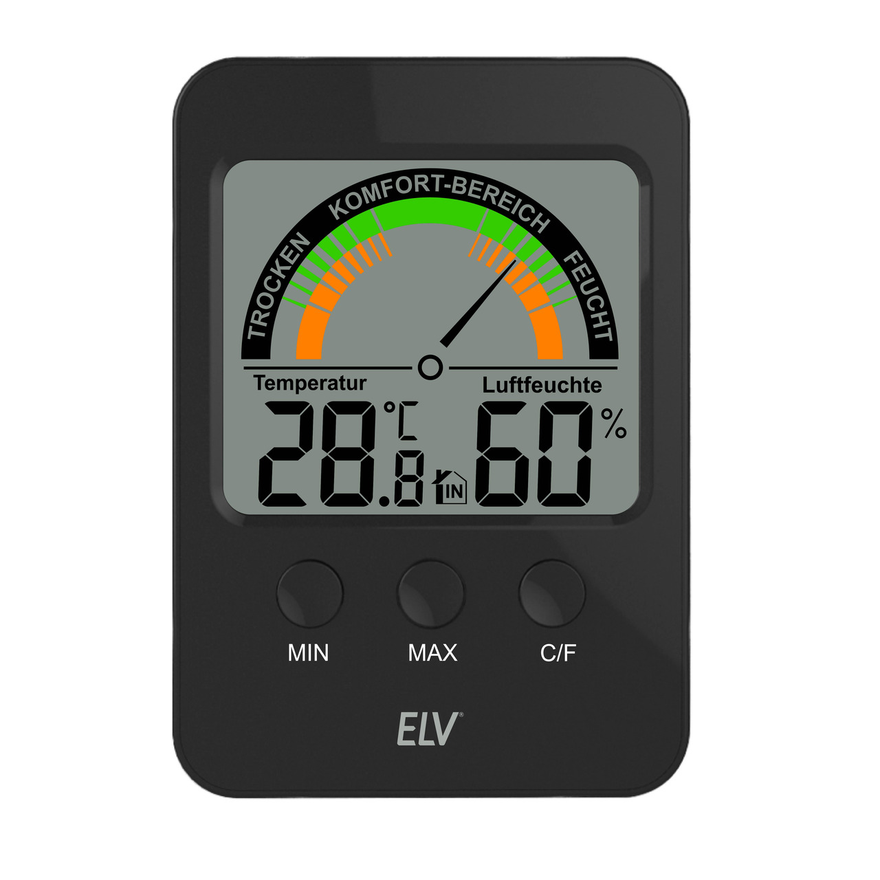 ELV Klimakomfortanzeige KA100- Klimamonitor- Raumtemperatur messen