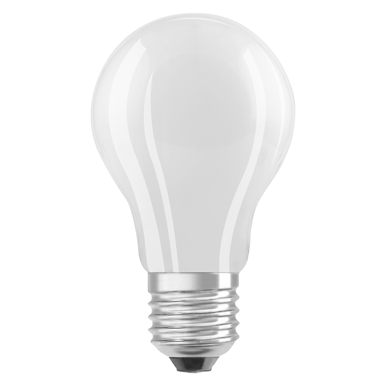 OSRAM Hocheffiziente 4-W-LED-Lampe A60- E27- 840 lm- warmweiss- 3000 K- matt- 210 lm-W- EEK A