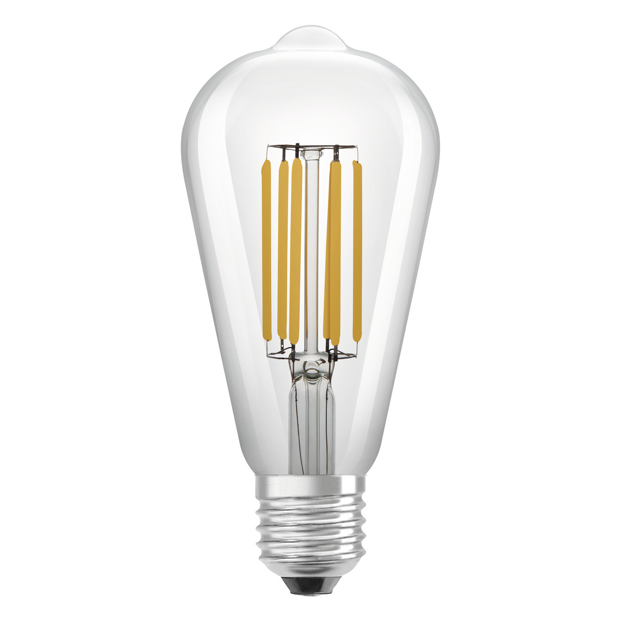 OSRAM Hocheffiziente 4-W-Filament-LED-Lampe EDISON60- E27- 806 lm- warmweiss- 3000 K- 210 lm-W- EEK A