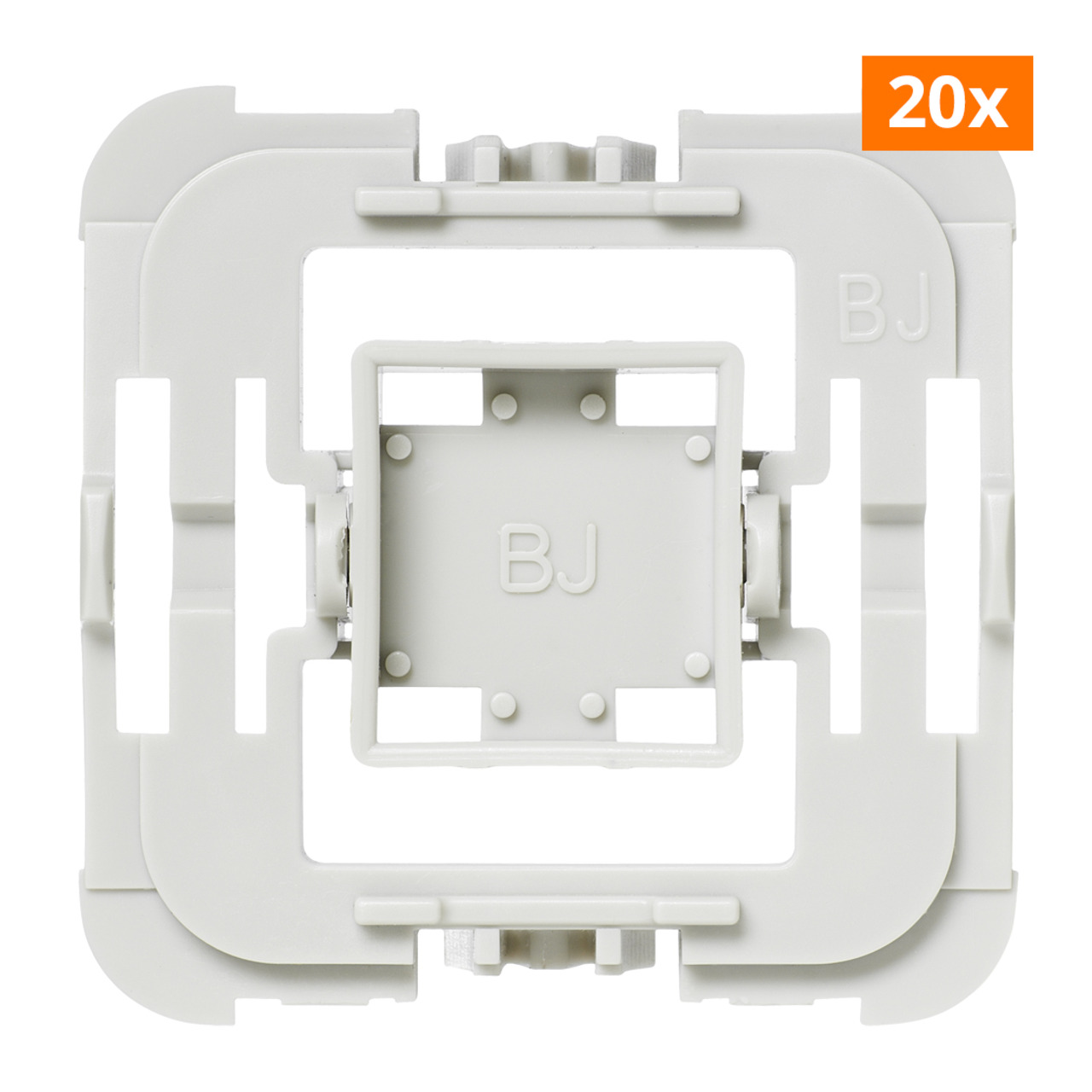 20er Set Installationsadapter für Busch-Jäger-Schalter- für Smart Home - Hausautomation