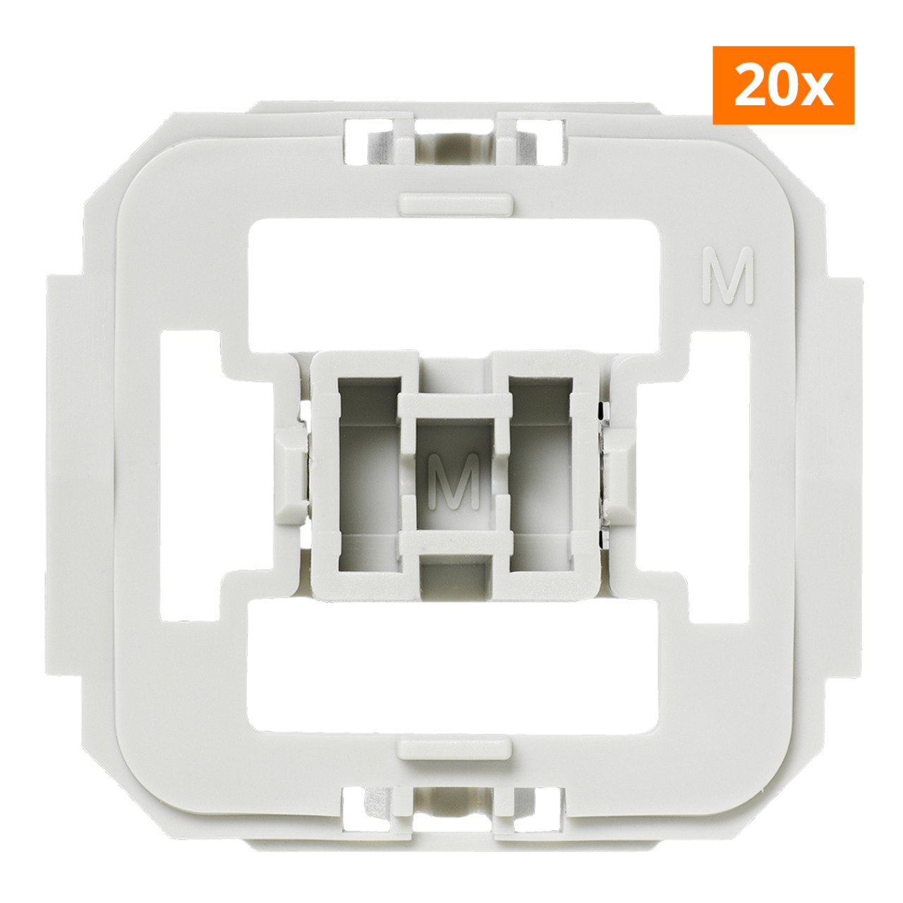 20er Set Installationsadapter für Merten-Schalter- für Smart Home - Hausautomation