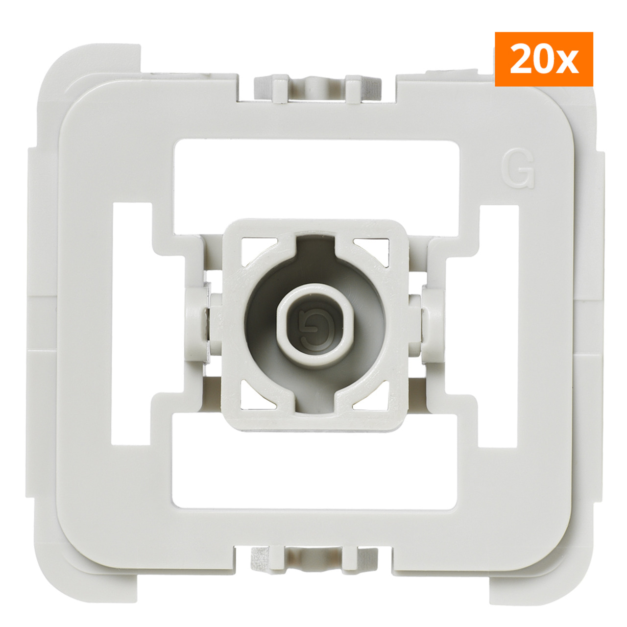 20er Set Installationsadapter für Schalter Gira 55- für Smart Home - Hausautomation