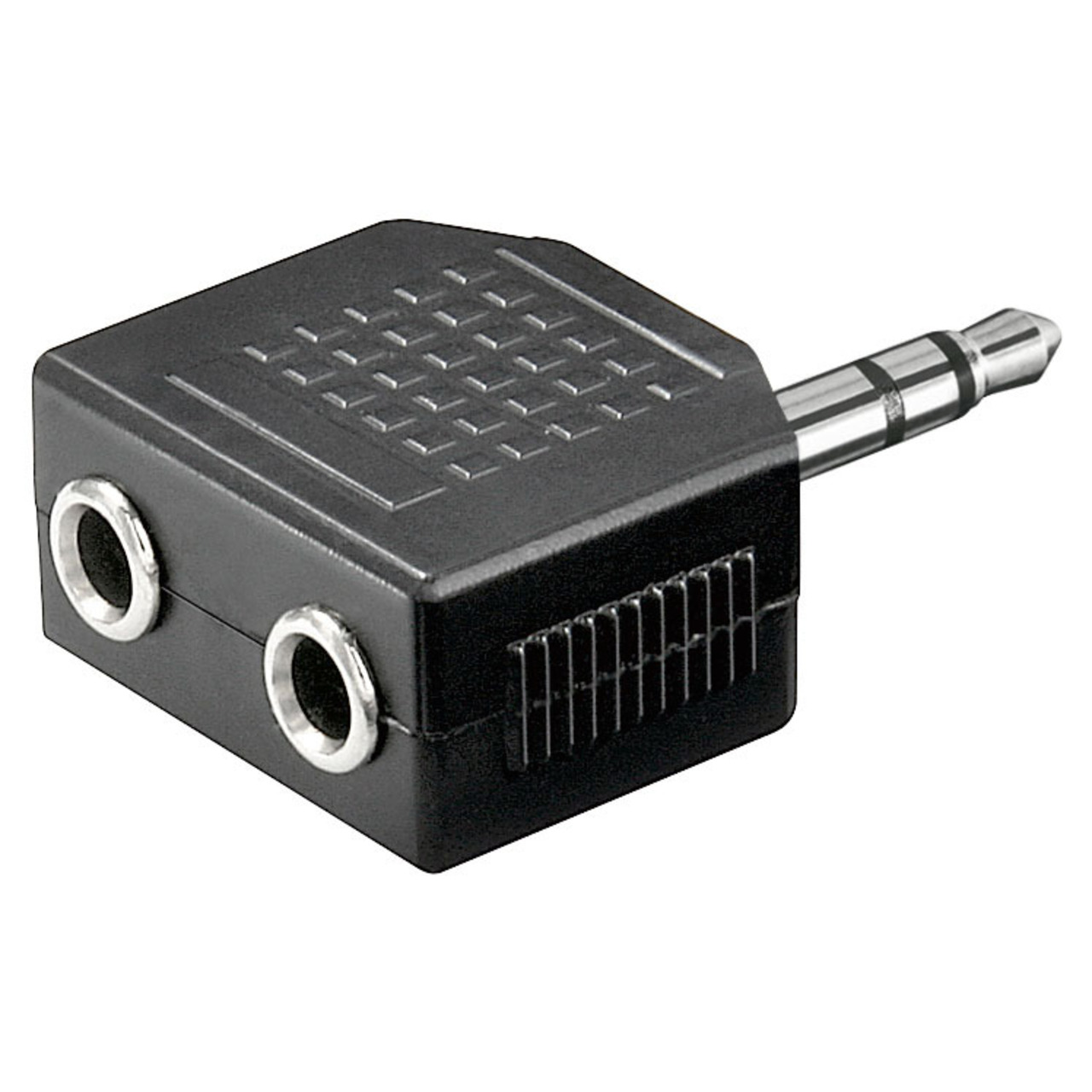 Audio-Adapter 3-5 mm Stereo-Stecker - 2x 3-5 mm Stereo-Kupplung