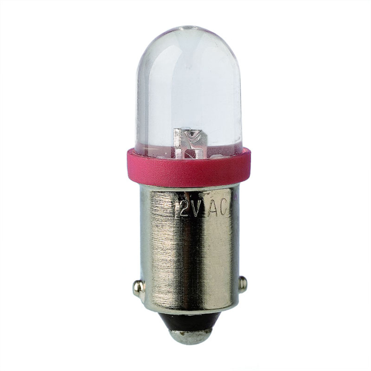 Barthelme LED-Lampe BA9s mit Brückengleichrichter- superhell- 10 x 28 mm- 12 V- weiss