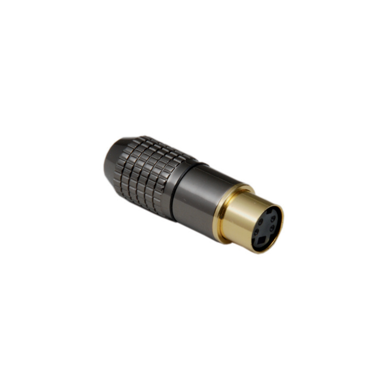 BKL Electronic Mini-DIN-Kupplung 8-pol- hochwertige Metallausf- Anschlüsse und Kontakte vergoldet