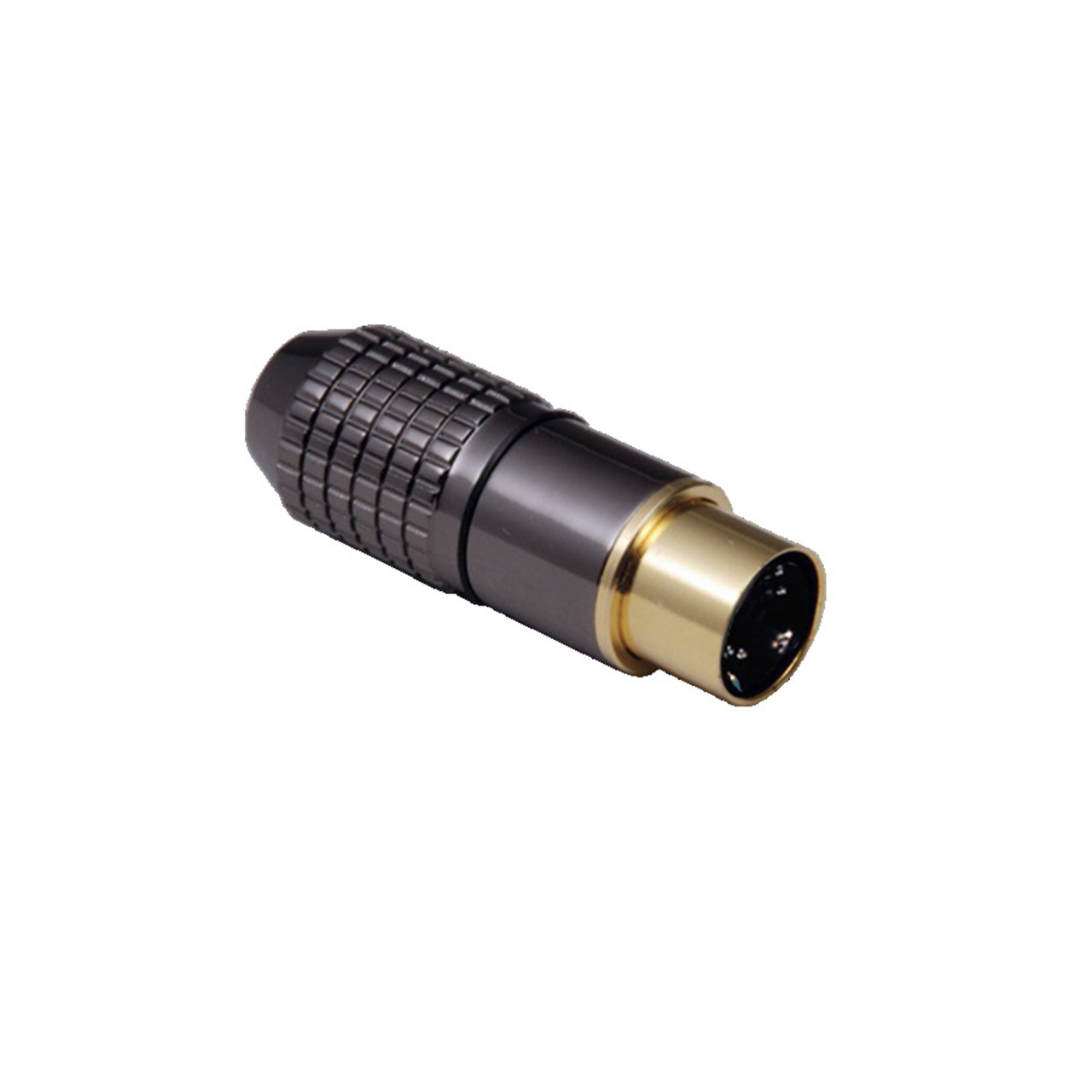 BKL Electronic Mini-DIN-Stecker 6-pol- hochwertige Metallausf- Anschlsse und Kontakte vergoldet