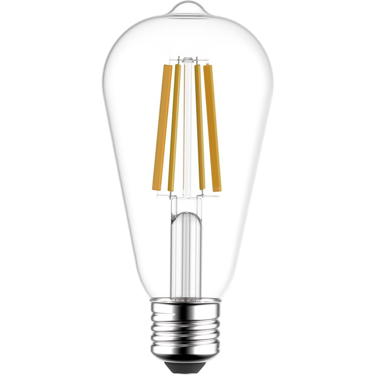 Blulaxa Hocheffiziente 3-8-W-Filament-LED-Lampe ST64- E27- 810 lm- warmweiss- 3000 K- 213 lm-W- EEK A
