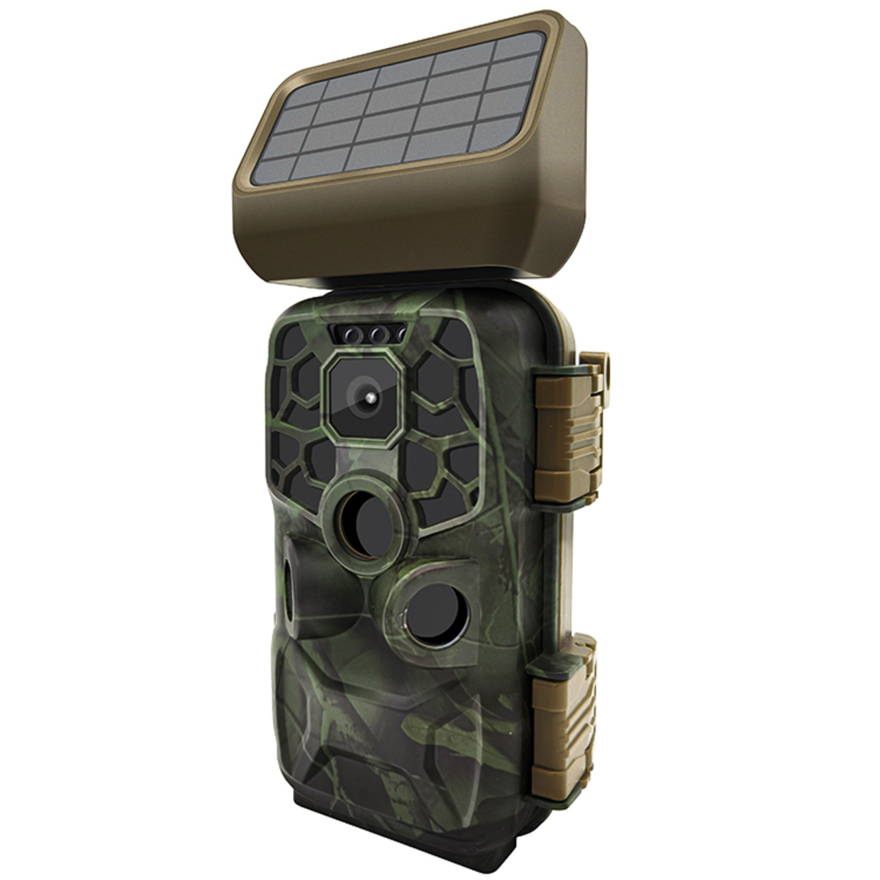 Braun Solar Fotofalle - Wildkamera Scouting Cam BLACK400 WiFi- 24 MP- IP56- Auslösezeit 0-4s  unter Sicherheitstechnik