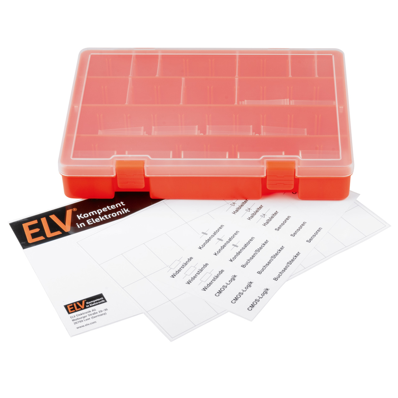 ELV Aufbewahrungsbox fr Kleinteile PAD-BOX