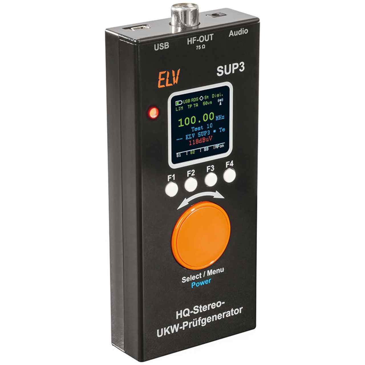 ELV Bausatz HQ-Stereo-UKW-Prüfgenerator mit OLED-Display SUP 3
