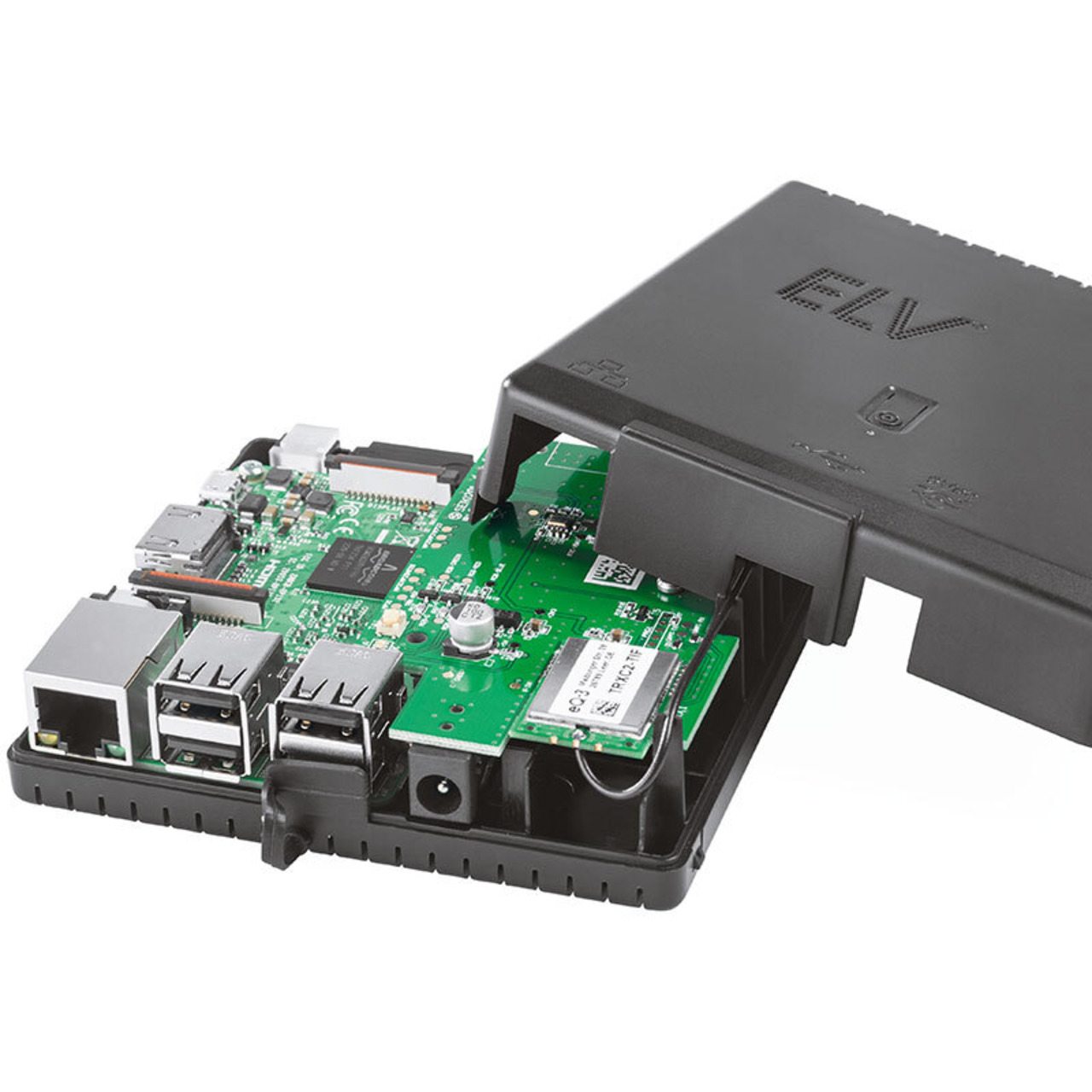 ELV Bausatz Smart Home Funk-Modulplatine für Raspberry Pi 3 B- RPI-RF-MOD