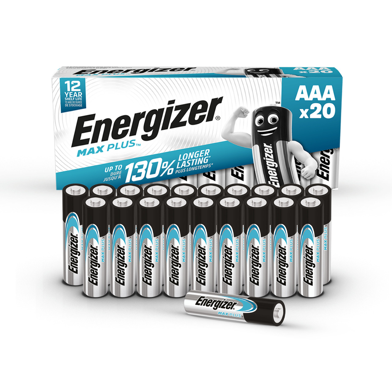 Energizer Alkaline-Batterien Max Plus 130 Micro (AAA) 20er Pack unter Stromversorgung