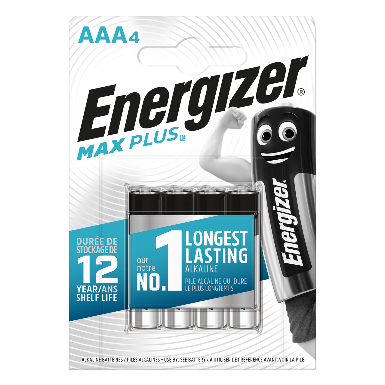 Energizer-Alkaline-Batterien Max Plus Micro (AAA)- 4 Stück