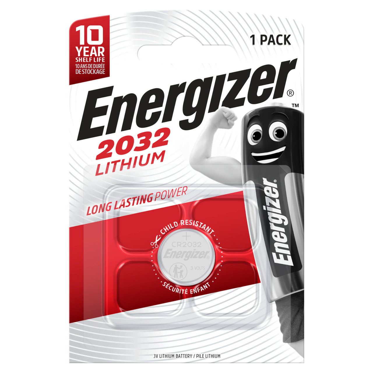Energizer Lithium-Knopfzelle CR2032