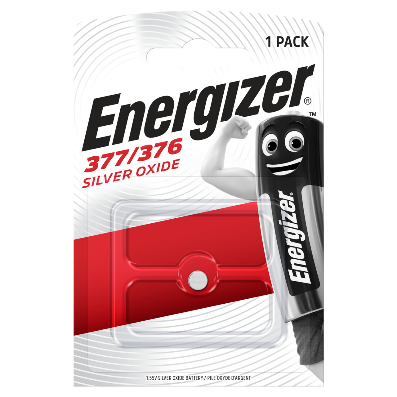 Energizer Silberoxid-Knopfzelle 377-376