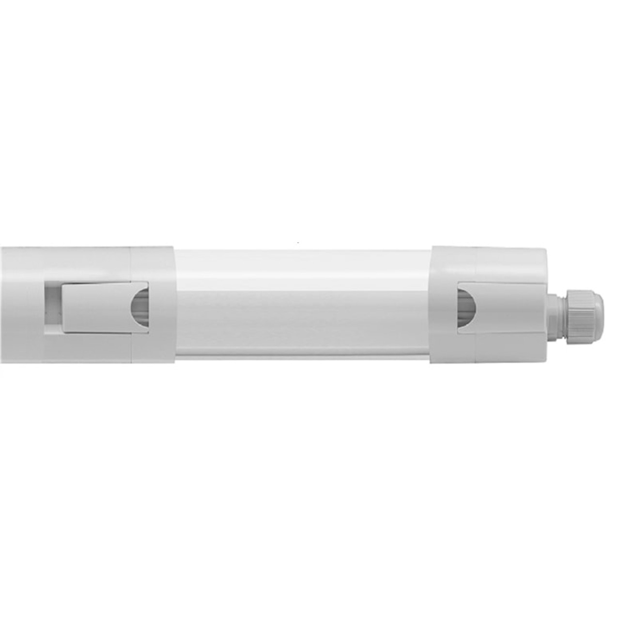 ENOVALITE Quick-Verbinder mit Bewegungsmelder für LED-Feuchtraumwannenleuchten PRO- Fast Connector unter Beleuchtung