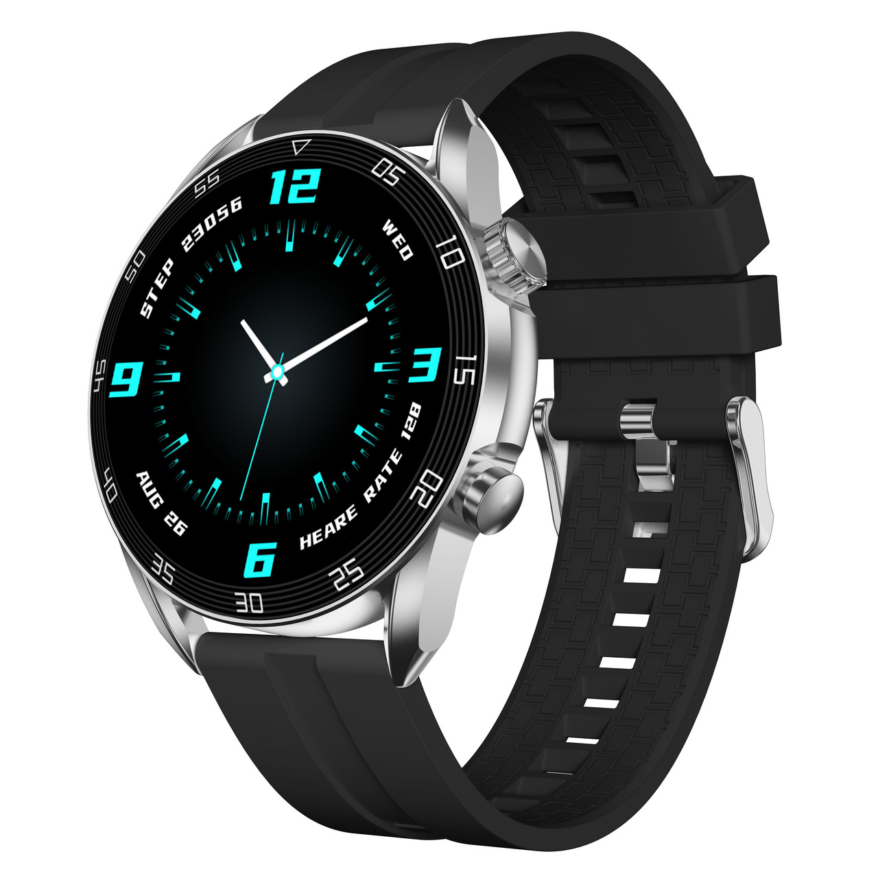 FontaFit AMOLED-Smartwatch LEMA- chrom- 3-6-cm-Display- SPO2- Schlafanalyse- Telefonfunktion- IP68 unter Kommunikation