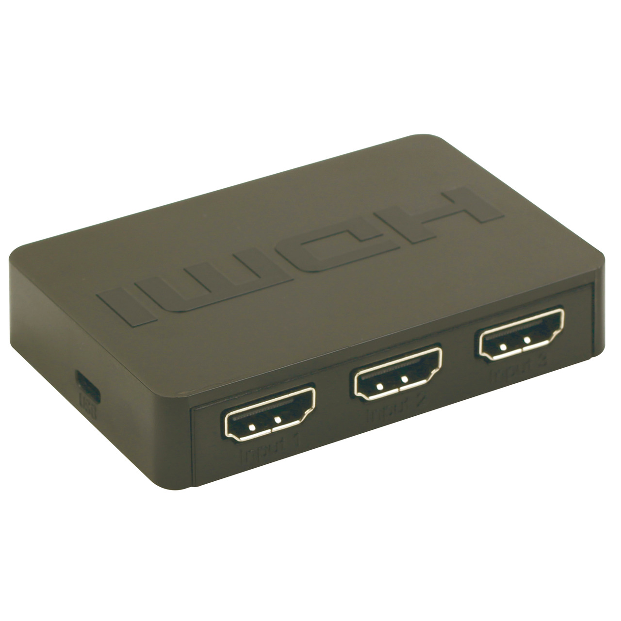 GEMBIRD 3-Port HDMI-Switch DSW-HDMI-34- mit Fernbedienung- bis 4K (2160 p)- schwarz