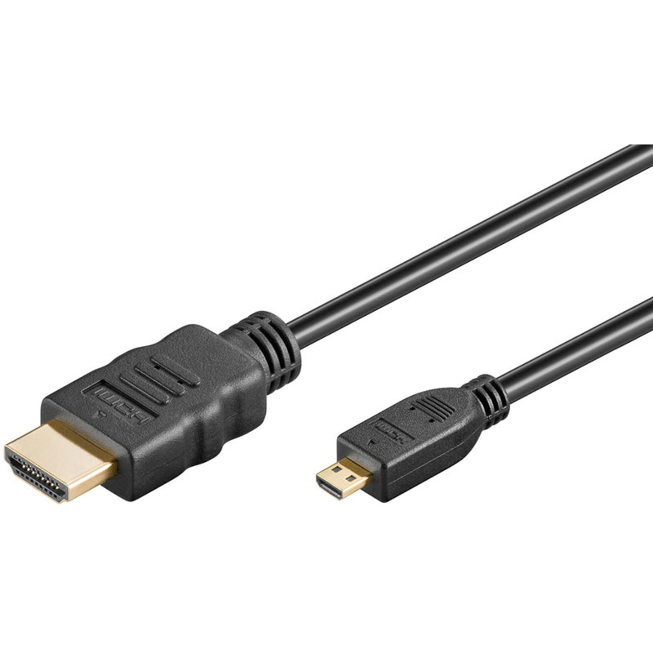 goobay HDMI-Kabel (High Speed)- HDMI-Stecker (Typ A) auf Micro-HDMI-Stecker (Typ D)- 3 m