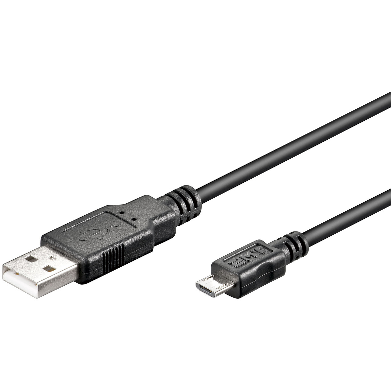 goobay USB 2-0 Hi-Speed Kabel- USB-Stecker auf Micro-USB-Stecker- schwarz- 3 m