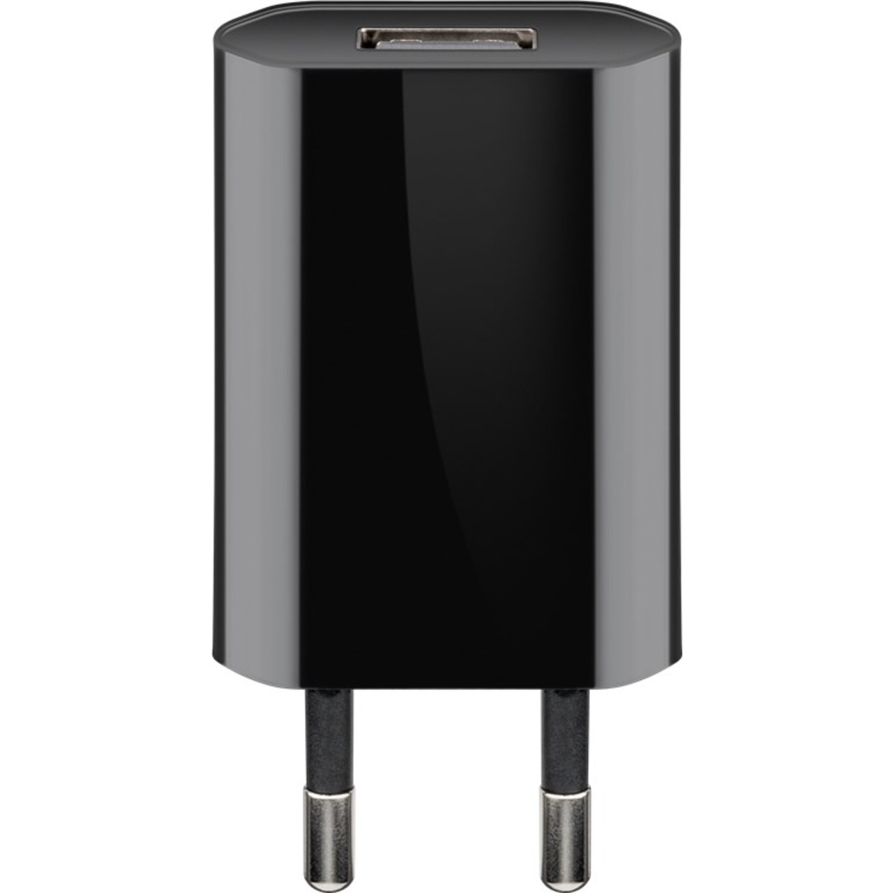 goobay USB-A-Netzteil- 5 V-1 A- 5 W- schwarz