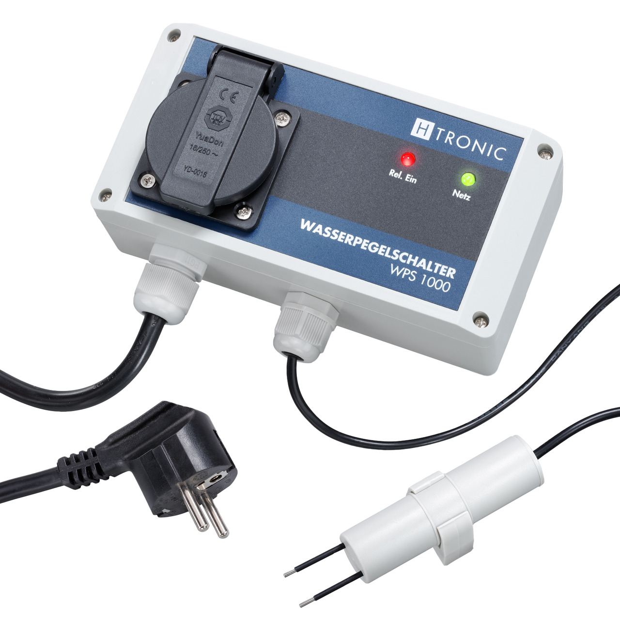 H-Tronic Wasserpegelschalter WPS 1000 V2 mit 10 Meter Sensorkabel