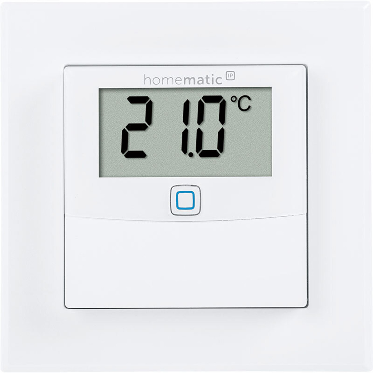 Homematic IP Smart Home Temperatur- und Luftfeuchtigkeitssensor HmIP-STHD mit Display- innen