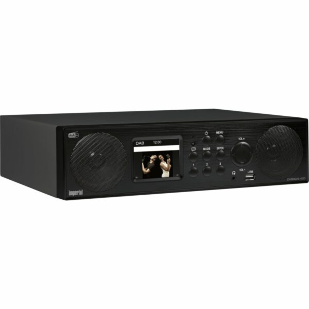 Imperial Hybrid-Küchen-Tischradio DABMAN i450- UKW-DAB+-Internet- DLNA- Bluetooth- schwarz