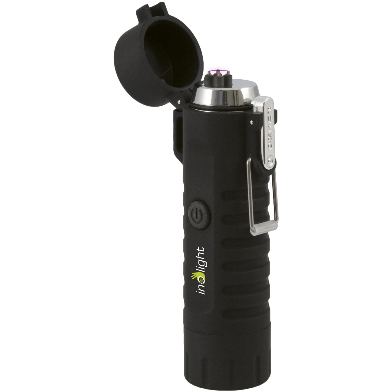 inolight Lichtbogen-Feuerzeug CL8- mit integrierter LED-Taschenlampe- wasserdicht