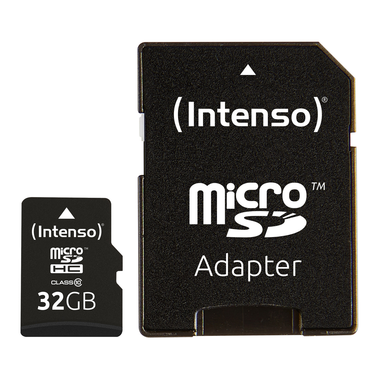 Intenso microSDHC-Karte- Class 10- mit SD-Adapter- 25 MB-s- 32 GB