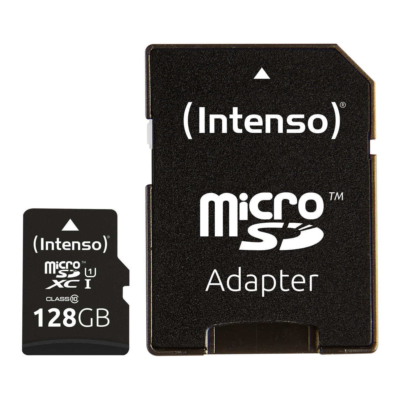 Intenso microSDXC-Karte UHS-I Premium- Class 10- mit SD-Adapter- 90 MB-s- 128 GB