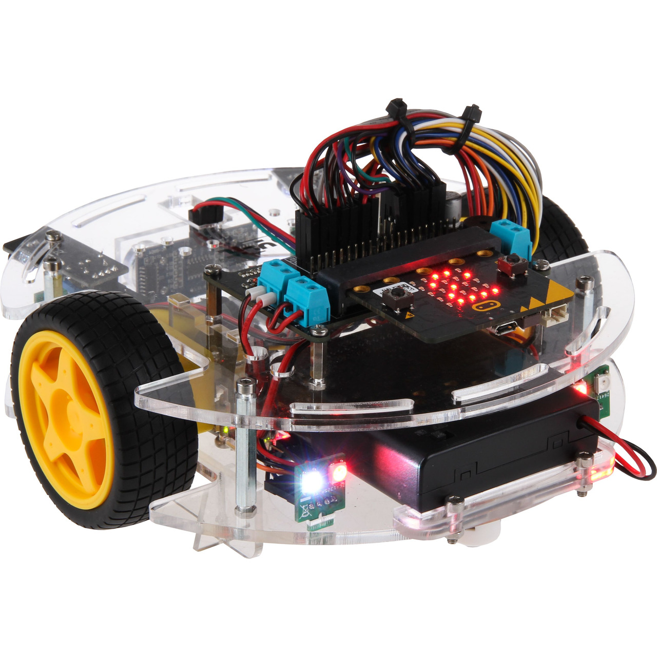 Joy-IT Bausatz programmierbares Roboterauto Joy-Car fr BBC micro:bit v1-v2 (nicht inkl-)