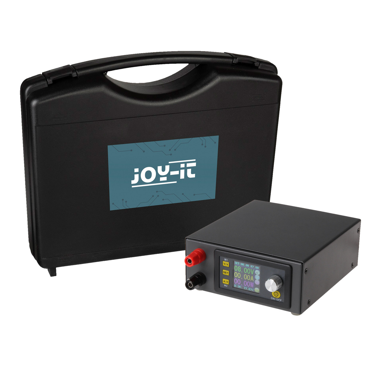 Joy-IT Step-up-Step-down-Labornetzgerät JT-DPH5005-Set- inkl- Gehäuse und Zubehör- 0-50 V-0-5 A