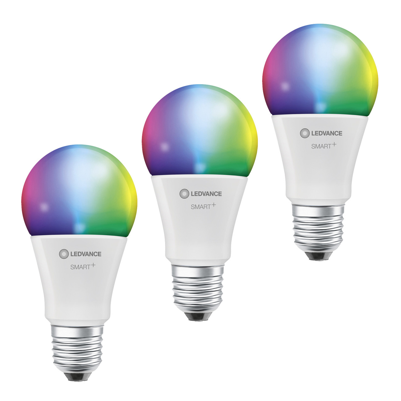 LEDVANCE 3er-Set SMART+ WiFi 14-W-LED-Lampe A100- E27- 1521 lm- RGBW- 2700-6500 K- dimmbar- App unter Beleuchtung