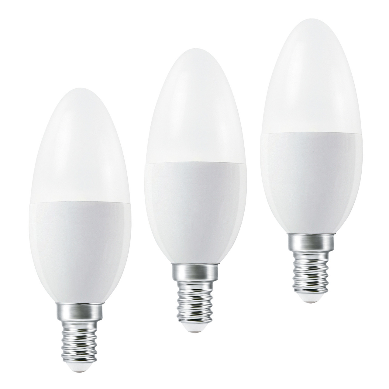 Ledvance 3er Set SMART+ WiFi 4-9-W-LED-Lampe B40- E14- 470 lm- Tunable White- dimmbar- Alexa- App unter Beleuchtung