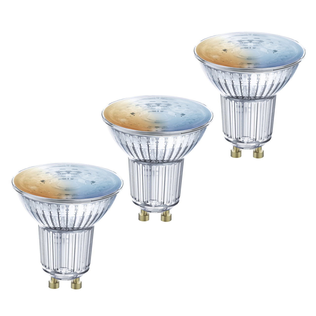 LEDVANCE 3er-Set SMART+ WiFi 4-9-W-LED-Lampe PAR16- GU10- 350 lm- Tunable White- dimmbar- App unter Beleuchtung