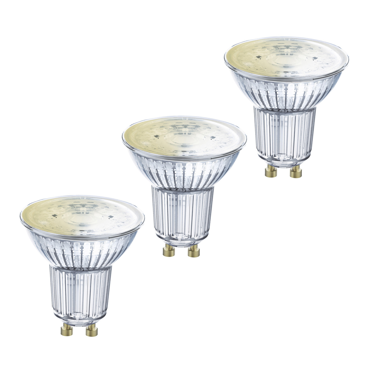 LEDVANCE 3er-Set SMART+ WiFi 4-9-W-LED-Lampe PAR16- GU10- 350 lm- warmweiss- 2700 K- dimmbar- App