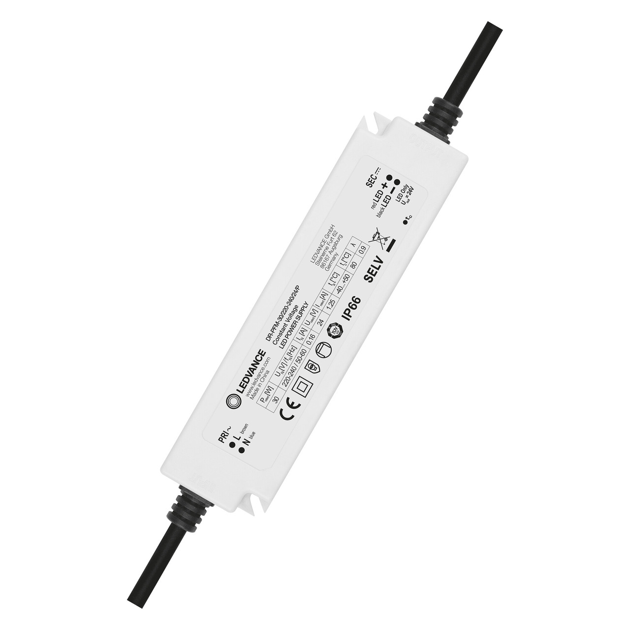 LEDVANCE LED-Netzteil - LED-Trafo DR-PFM-030- 30 W- 24 V DC- 1-25 A- Konstantspannung- IP66