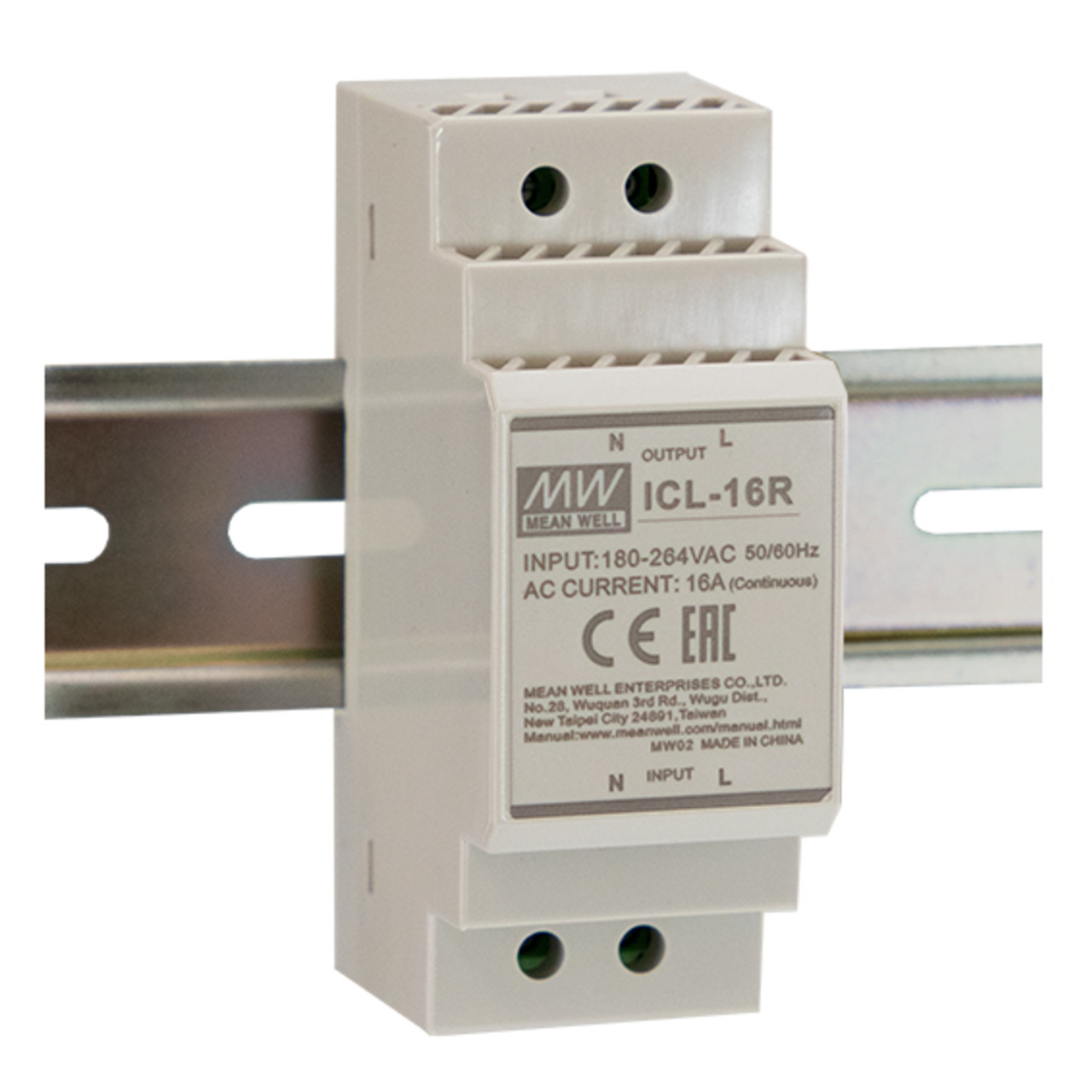 Mean Well Einschaltstrombegrenzer ICL-16R- 230 VAC unter Stromversorgung