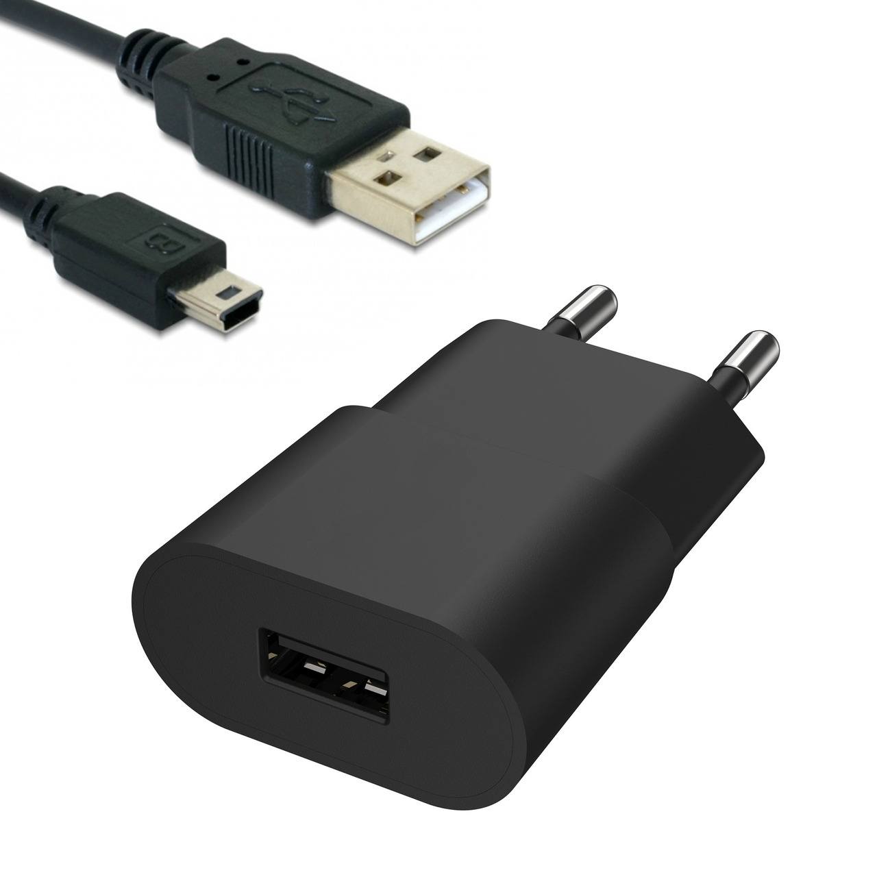 Netzteil USB Eco-Friendly 5-0 V - 1 A inkl- Mini-USB-Verbindungskabel