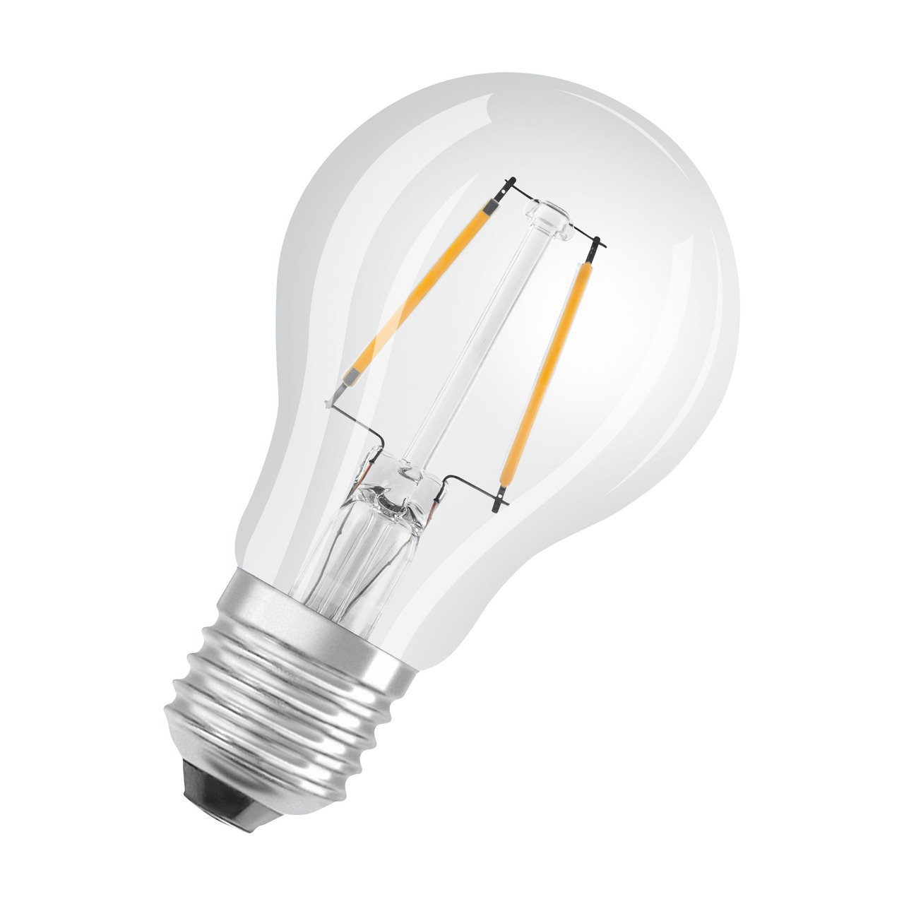 OSRAM 2-2-W-LED-Lampe A60- E27- 250 lm- warmweiss- klar- dimmbar unter Beleuchtung
