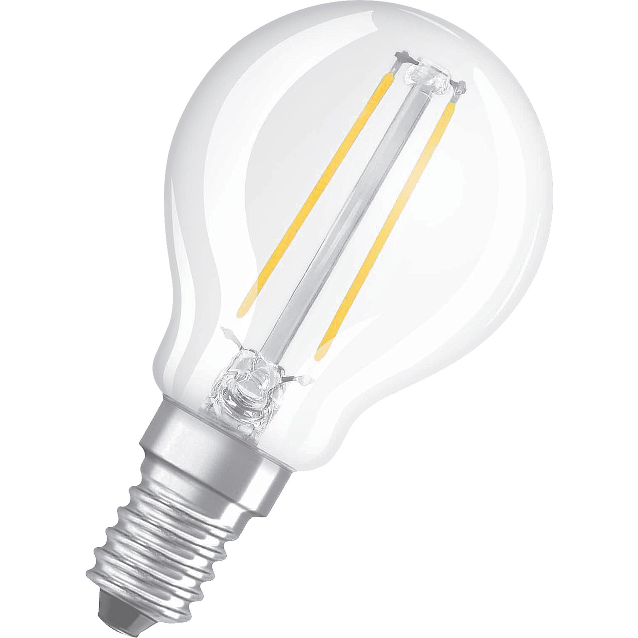 OSRAM 2er-Pack 4-W-LED-Lampe P45- E14- 470 lm- warmweiss- klar