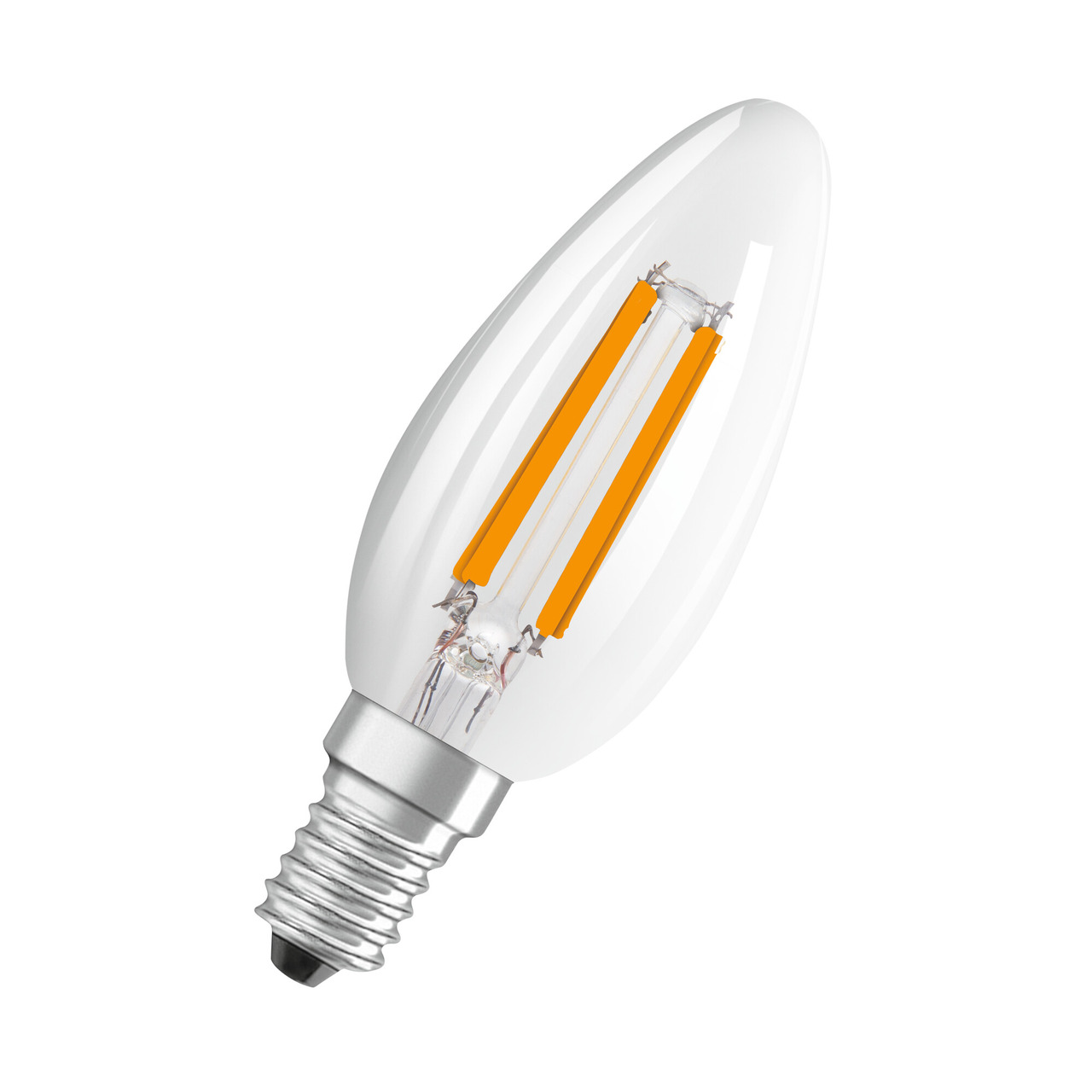 OSRAM Hocheffiziente 2-9-W-LED-Kerzenlampe SUPERSTAR+E14- 470 lm- WW- 162 lm-W- FIL- EEK C- dimmbar unter Beleuchtung