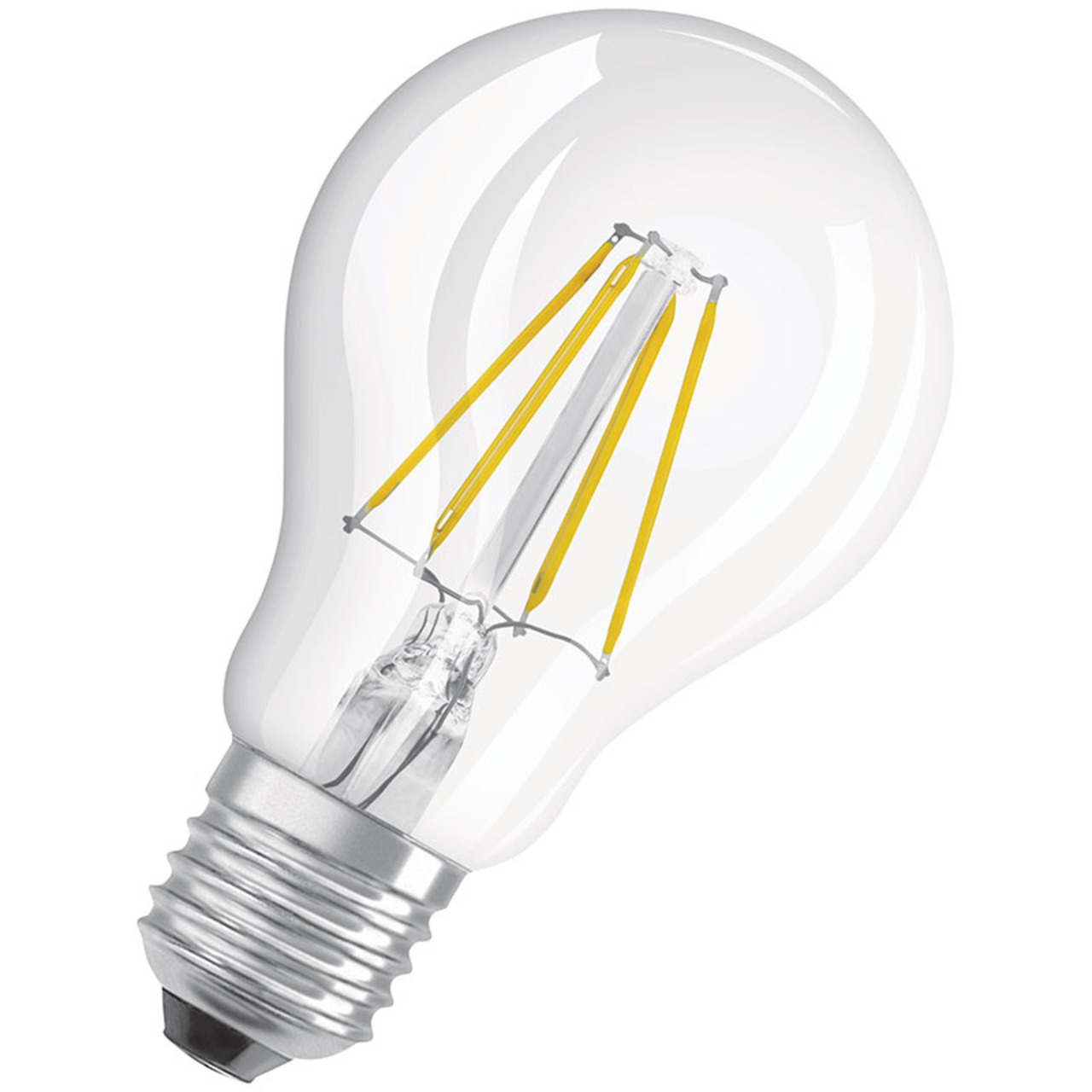 OSRAM LED STAR PLUS 4-5-W-Filament-LED-Lampe E27 mit GlowDim-Technologie- warmweiss