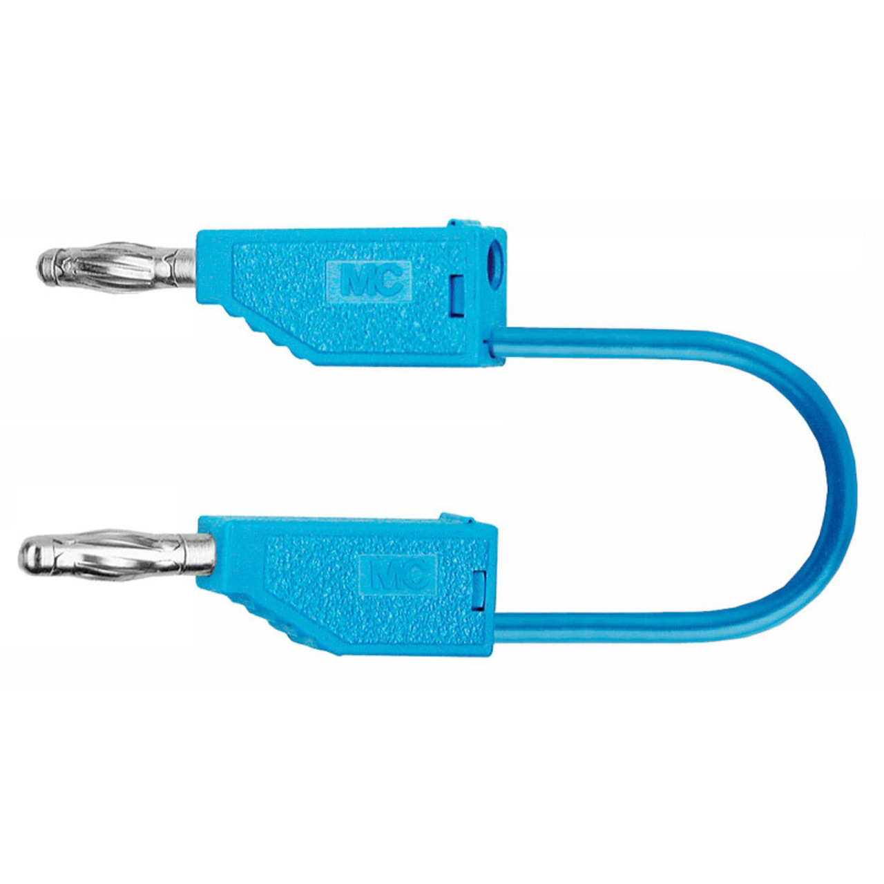 PVC-Verbindungsleitungen 32A- 1m- blau- 4 mm