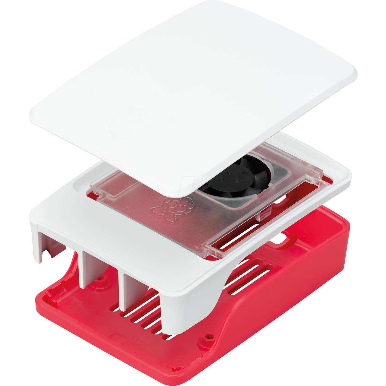 Raspberry Pi Originalgehäuse für Raspberry Pi 5- weiss-rot unter Bausätze