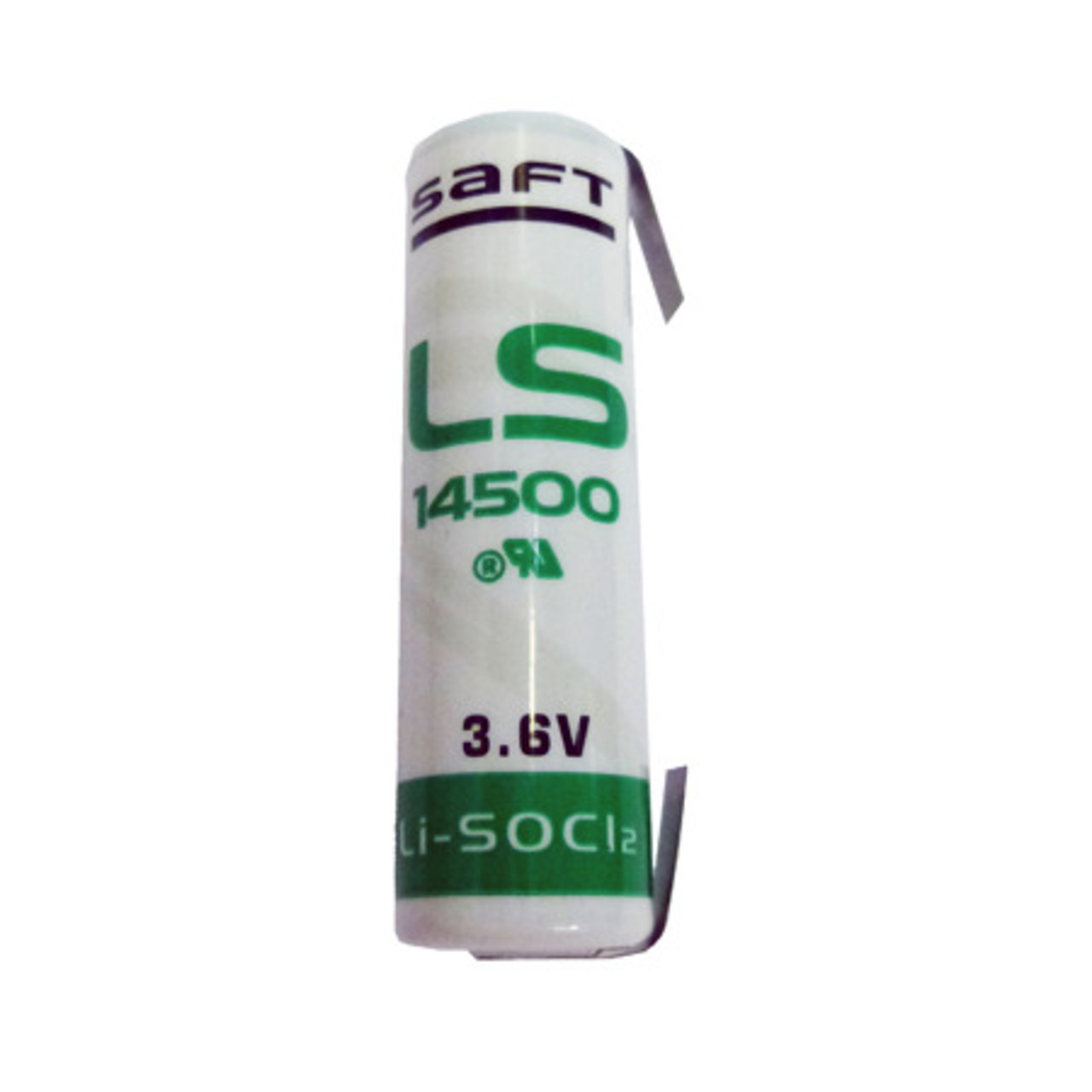 Saft Lithium Batterie mit Lötfahne LS-14500CNR- Mignon AA- 3-6 V- 2600 mAh
